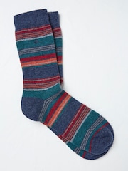 FatFace Blue Merino Wool Blend Socks - Image 1 of 2