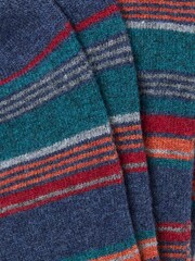 FatFace Blue Merino Wool Blend Socks - Image 2 of 2