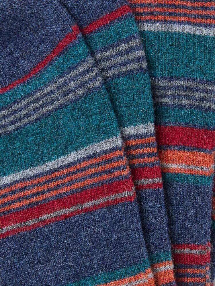 FatFace Blue Merino Wool Blend Socks - Image 2 of 2