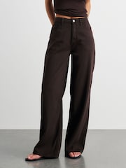 JAG Brown Loe Mid-Rise Straight Jeans - Image 3 of 6