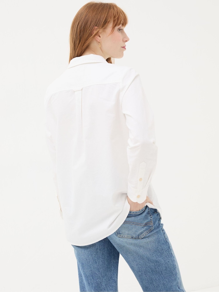 FatFace Olivia White 100% Cotton Shirt - Image 2 of 6