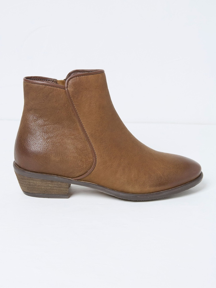 FatFace Felicity Brown Ankle Boots - Image 1 of 3