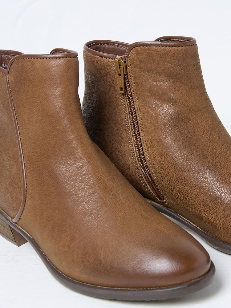 FatFace Felicity Brown Ankle Boots - Image 3 of 3