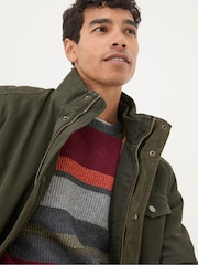 FatFace Wardley Green Canvas Jacket - Image 4 of 7