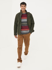 FatFace Wardley Green Canvas Jacket - Image 5 of 7