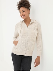 FatFace Alicia Ivory Hoodie - Image 3 of 4