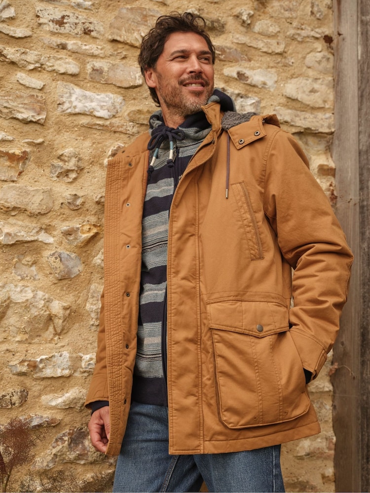 FatFace Brown Parracombe Parka - Image 2 of 9