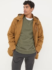 FatFace Brown Parracombe Parka - Image 4 of 9