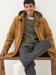 FatFace Brown Parracombe Parka - Image 6 of 9