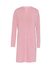 Nora Rose Pink Jersey Lace Trim Nighties - Image 3 of 3