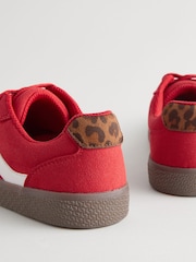 Red Lace-Up Lifestyle Trainers - Image 4 of 4