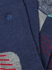 FatFace Blue Walking Socks - Image 2 of 2
