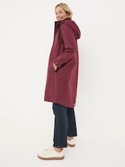 FatFace Juno Red Waterproof Long Coat - Image 3 of 5