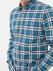 FatFace Backworth Blue Check Shirt - Image 3 of 4