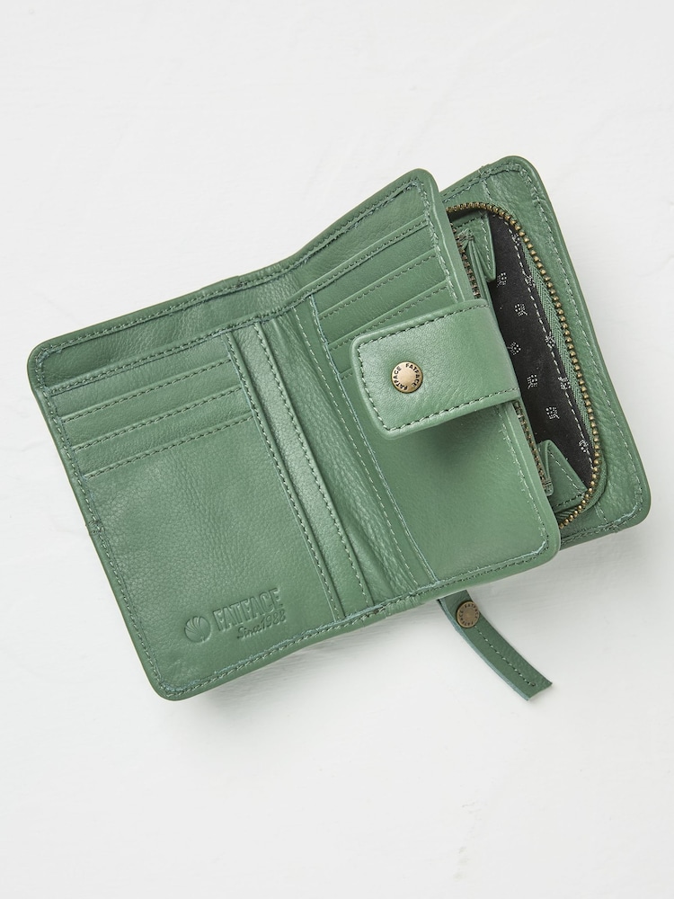 FatFace Etta Green Zip Purse - Image 2 of 2