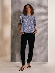 FatFace Alba Blue Mark Make Top - Image 1 of 6