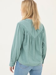 FatFace Mathilde Teal Blue Blouse - Image 2 of 5