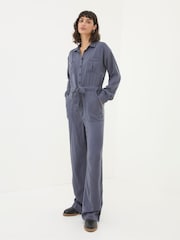 FatFace Millie Grey Jumpsuit - Image 1 of 6