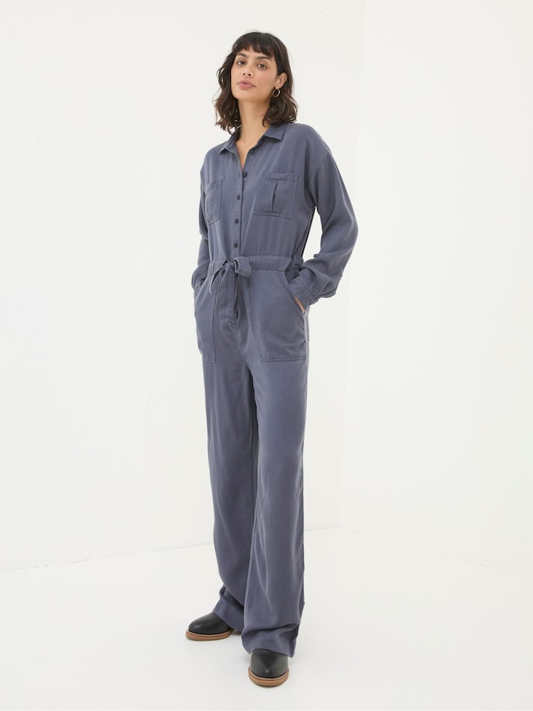 FatFace Millie Grey Jumpsuit - Image 1 of 6