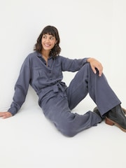FatFace Millie Grey Jumpsuit - Image 3 of 6