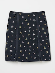 FatFace Shelby Black Ditsy Paisley Skirt - Image 5 of 5