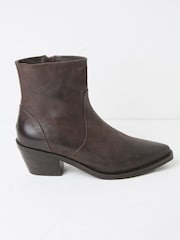 FatFace Leonie Brown Ankle Western Boots - Image 1 of 3
