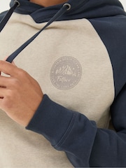 FatFace Brooke Navy Blue Graphic Hoodie - Image 3 of 4