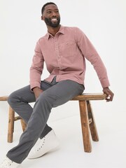 FatFace Pink Long Sleeve Cord Shirt - Image 4 of 6