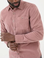 FatFace Pink Long Sleeve Cord Shirt - Image 5 of 6