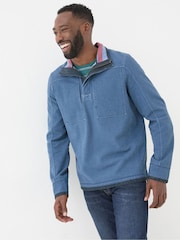FatFace Airlie Blue Panel Sweatshirt - Image 2 of 6