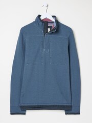 FatFace Airlie Blue Panel Sweatshirt - Image 6 of 6