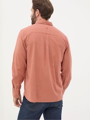 FatFace Orange Long Sleeve Tadlow Shirt - Image 2 of 5