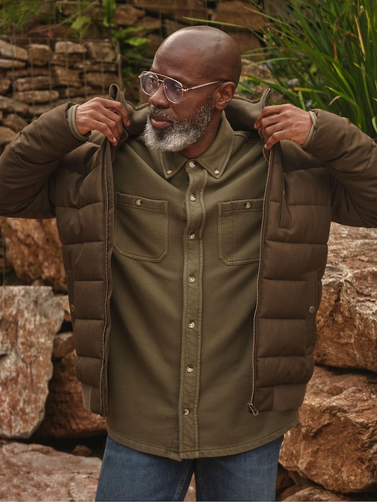 FatFace Petworth Green Cotton Shirt - Image 1 of 3