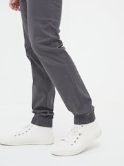 Серый - FatFace Cuffed Cargo Trousers - Изображение 3 из 6