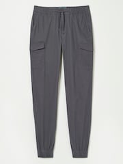 Серый - FatFace Cuffed Cargo Trousers - Изображение 6 из 6