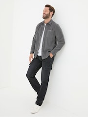 FatFace Vintage Black Cargo Jeans - Image 1 of 7