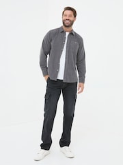 FatFace Vintage Black Cargo Jeans - Image 2 of 7