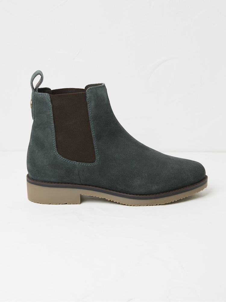 FatFace Ivy Green Chelsea Boots - Image 1 of 1 FatFace Ivy Green Chelsea Boots - Image 1 of 1