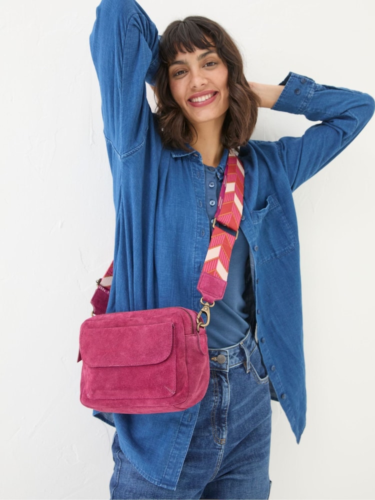 FatFace The Oslo Pink Camera Bag - Image 1 of 5