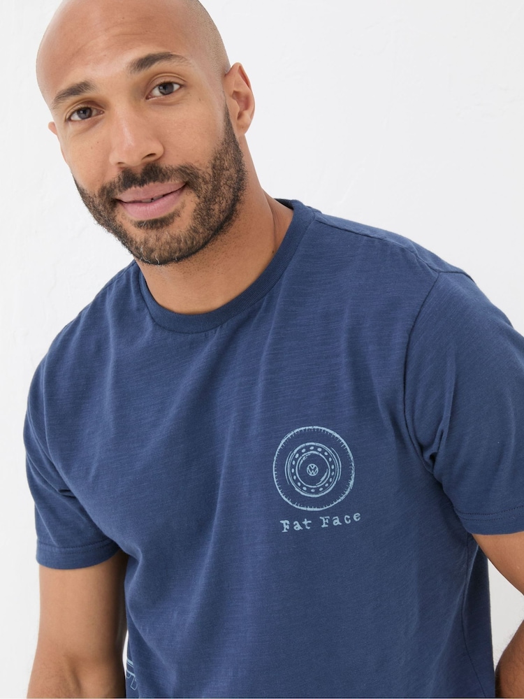 FatFace Blue VW Sketch T-Shirt - Image 1 of 6