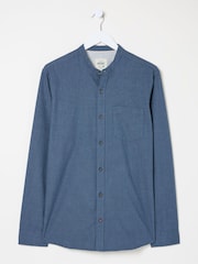 FatFace Tadlow Blue Grandad Shirt - Image 6 of 6