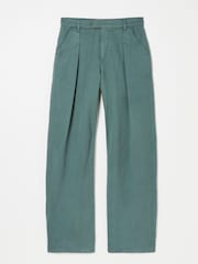FatFace Saffron Blue Wide Leg Trousers - Image 5 of 5