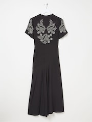 FatFace Margot Black Beaded Maxi Dress - Image 6 of 6