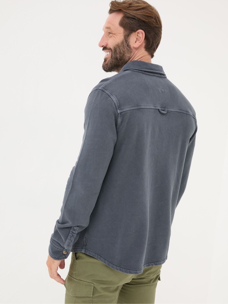 FatFace Petworth Blue Cotton Shirt - Image 2 of 5
