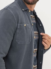 FatFace Petworth Blue Cotton Shirt - Image 4 of 5