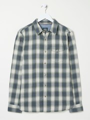 FatFace Murton Green Long Sleeve Check Shirt - Image 1 of 1
