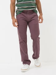 FatFace Purple Plum Modern Coastal Chinos - Image 1 of 5