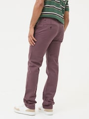 FatFace Purple Plum Modern Coastal Chinos - Image 2 of 5