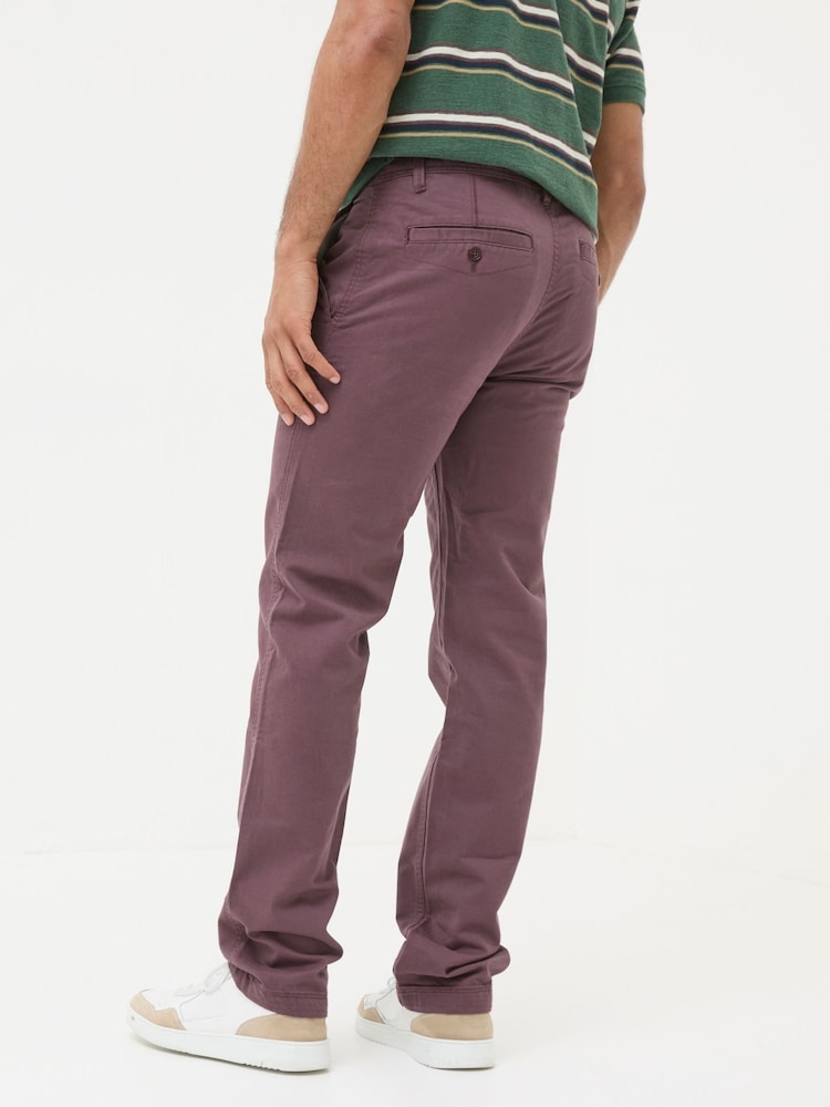 FatFace Purple Plum Modern Coastal Chinos - Image 2 of 5