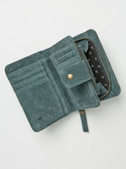 FatFace Etta Blue Suede Zip Purse - Image 2 of 2